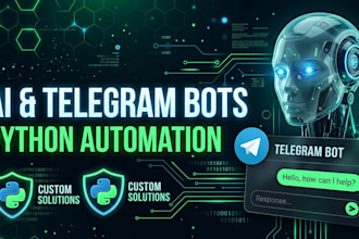 build a custom ai telegram bot or discord bot in python