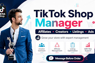 manage and grow your tiktok shop