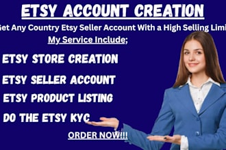 do etsy account creation etsy store setup etsy listing for any country
