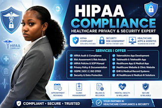 build hipaa compliance audit for telemedicine healthcare app website clinic site