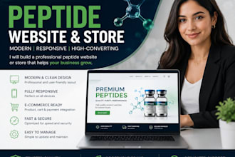 build website for your peptide