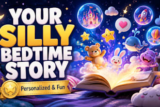 write a silly bedtime story about you