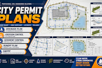 create city permit drainage plan erosion control plan sediment plan runoff plan