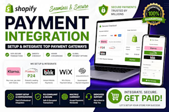 setup shopify klarna payment integration p24 wix blik squarespace online payment