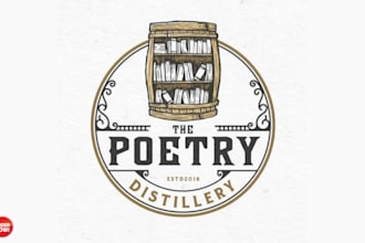 design a professional vintage retro logo
