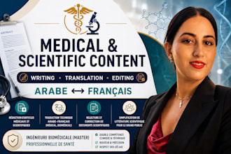 write and translate medical and scientific content