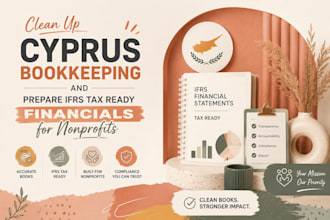 clean up cyprus bookkeeping and prepare ifrs tax ready financials for nonprofits