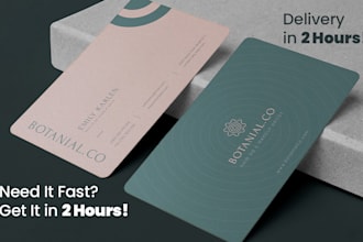 create professional business card design print ready card
