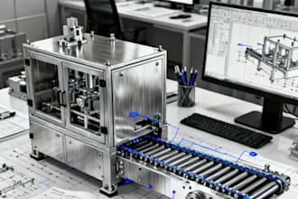 design industrial product solidwork drawing, manufacturing documentation and bom