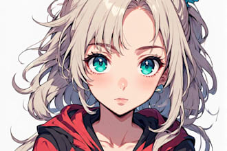 make a anime character art