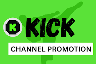 promote your kick channel for live viewers