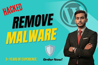 do malware removal and fix hacked wordpress website