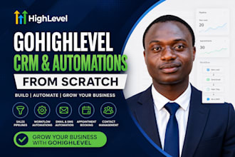 set up your gohighlevel CRM workflows and sales pipeline