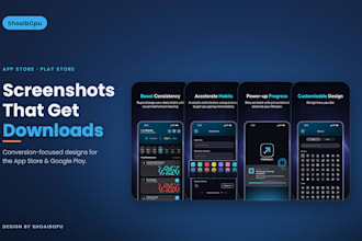 design app store and play store screenshots that convert