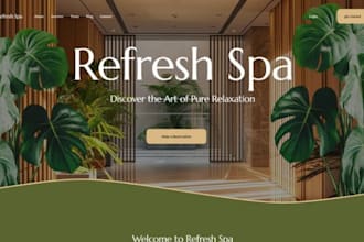 redesign wix website for med spas plastic surgery skin care facial laser clinic