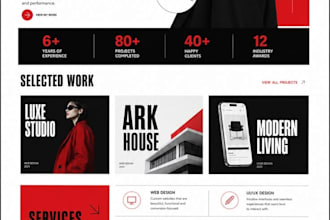 create modern website designs