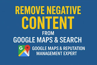 remove fake bad negative google maps business reviews damaging reputation