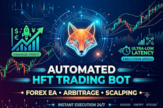 develop high frequency bot hft bot forex ea bot arbitrage bot
