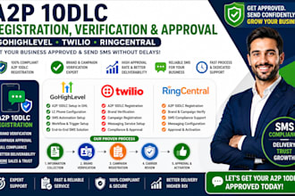a2p 10dlc registration, verification approval in gohighlevel twilio ring central