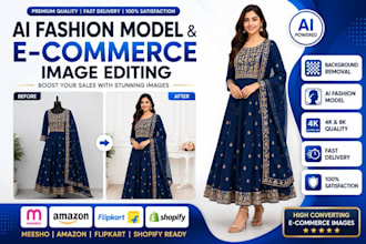 create ai fashion model photos for meesho amazon flipkart and shopify
