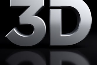 design 3d logo and social media post in 24 hour