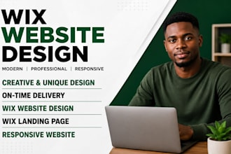 design, redesign, or customize a professional wix website