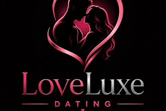 design sexy dating logo within vector file