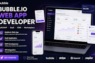 build bubble website bubble io developer bubble app bubble mvp bubble saas