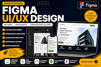 ui ux figma website design, website UI UX design, UI UX landing page mockup