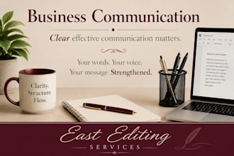 professionally edit your business communication documents