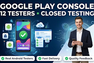 test your android app with 12 google play console testers