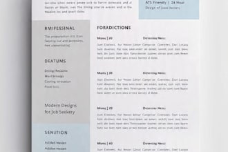 create professional cv resume and cover letter