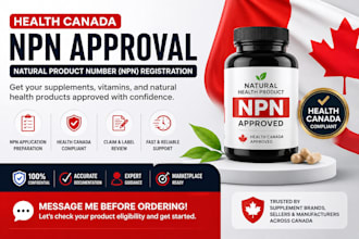 get health canada npn approval for your supplement or natural product