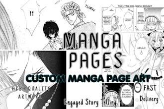 anime manga artist manga page webtoon panel anime illustrator graphic novel art