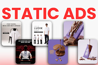 design static ads creatives for your campaigns