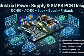design industrial power supply, dc dc converter, and smps pcb