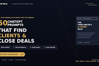 give you 50 chatgpt prompts to find clients and close deals