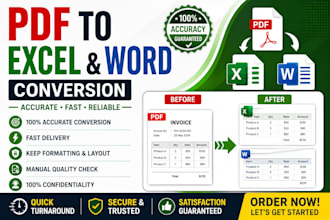 pdf to excel and word conversion