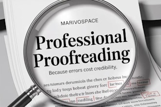 professionally proofread and edit