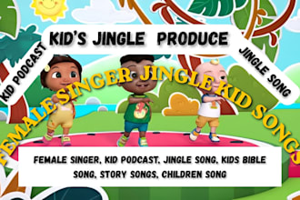 record female singer podcast jingle kid country bible story songs