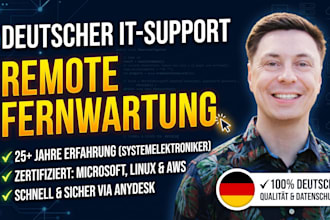 provide remote german IT support for your business