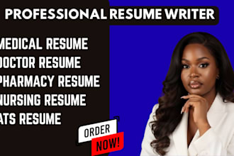 ats healthcare resume nursing medical doctor pharmacy CV  cover letter