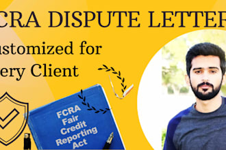 prepare professional fcra dispute letters