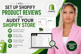 set up shopify product reviews and audit your shopify store