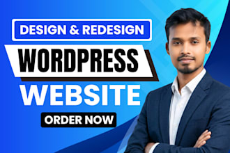design wordpress website, custom wordpress website, business website development