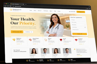 create wellness, mental health, psychiatrist, medical, dental wordpress website