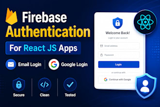 integrate firebase authentication in react or next js