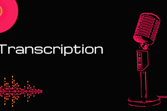 provide professional transcription for any audio or video