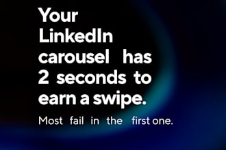 design a strategic linkedin carousel post