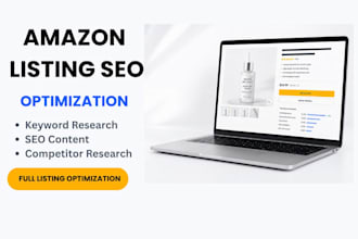optimize amazon product listing SEO to increase sales